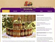 Tablet Screenshot of frivolousfruitproducts.com